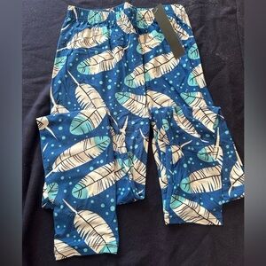 Set of 5 Women’s Leggings Printed ONE SIZE Regular Size